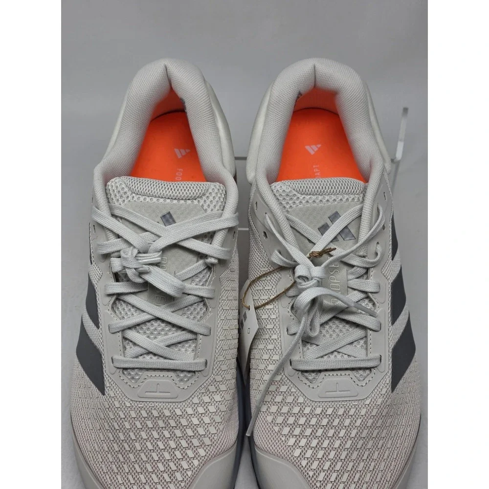 adidas DROPSET 4 Mens Size 12.5 Training JR4678 Orbit Grey Iron Metallic Orange